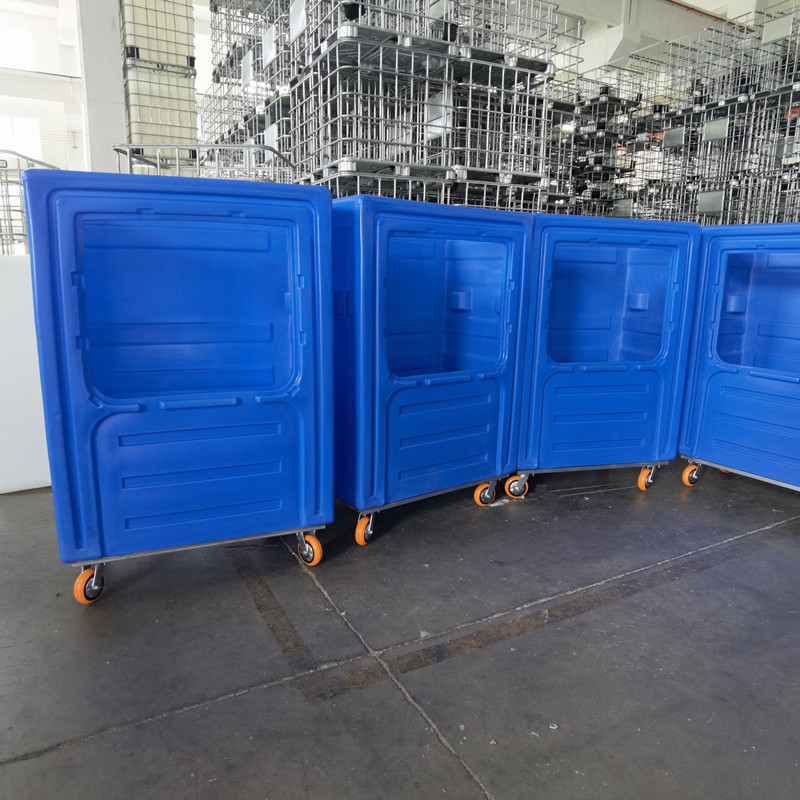 滚塑料布草笼新款酒店宾馆衣物运输仓储异形全钒液能储存箱