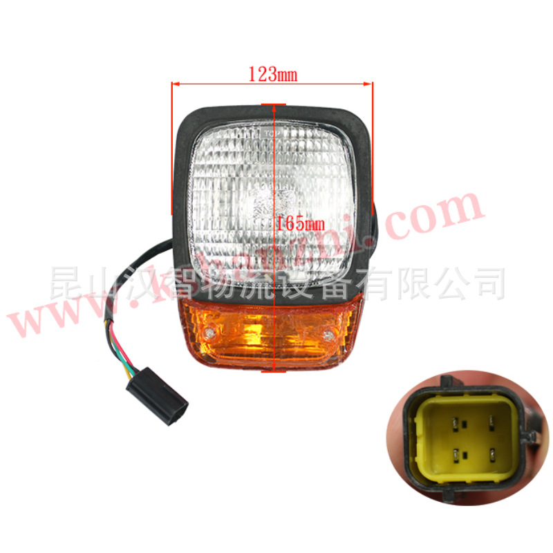 HeLi JAC carretilla elevadora general 12V nueva iluminación de dirección integrada accesorios JIANGHuai LED faro