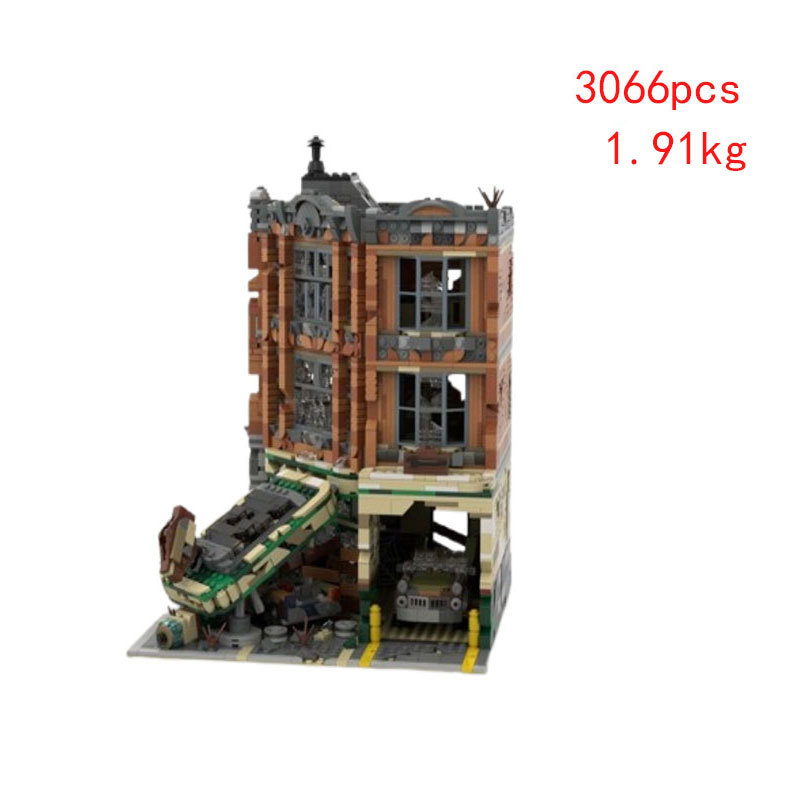 Architectural Cityscape Small Particle Building Blocks Set_voghion.com