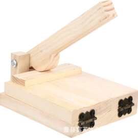 跨境木质压饺子皮模具手工清明果糍粑压皮工具压饼机包饺子皮工具