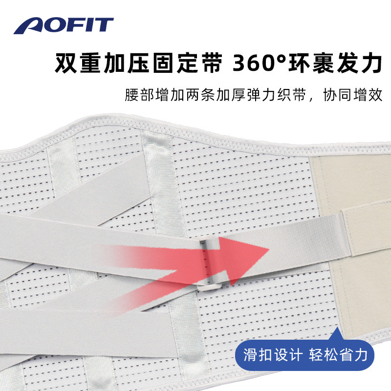 健身护腰薄款弹力运动保暖网状透气男护腰带腰间盘女四季支撑腰托