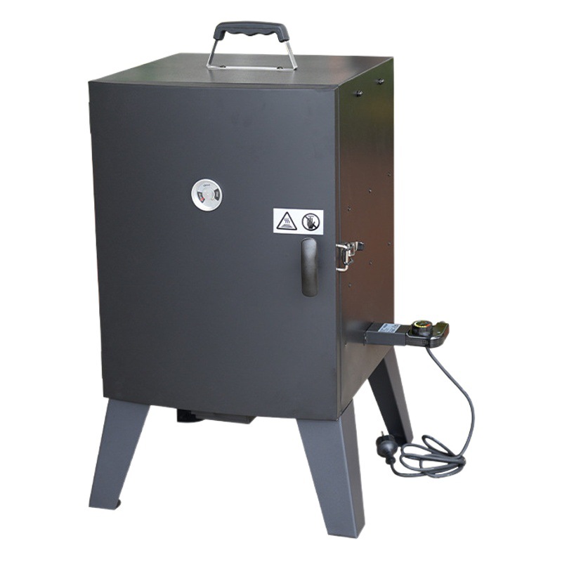 Barbacoa eléctrica transfronteriza con termómetro, parrilla eléctrica sin humo para el hogar, parrilla eléctrica ahumada, parrilla eléctrica vertical