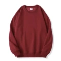 Autumn Winter Fleece - Wine Red - Basic Style