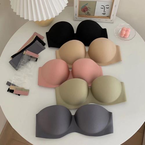 Summer new product non-slip strapless invisible sexy bra wedding dress beautiful back bra stickers sexy push-up comfortable underwear