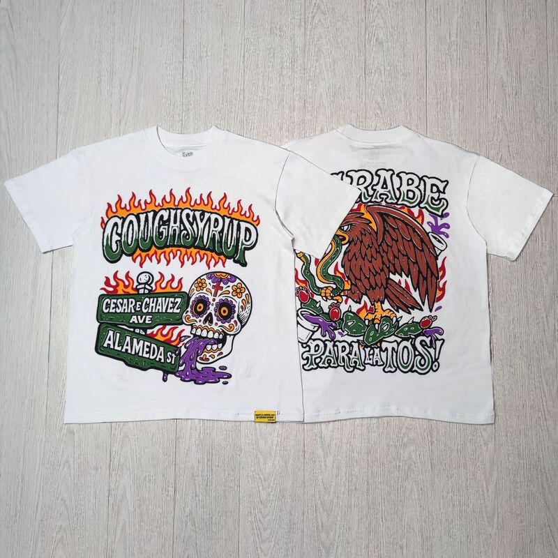国境を越えた高品質THAT'S A AWFUL LOT OF COUGH SYRUP咳止めシロップ純綿Tシャツ|undefined