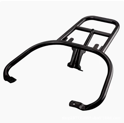 rear rack, GTS300, GTV6 Motorcycle tail - spring-sprint-black-flat-rack-can-be-fitted-with-a-trunk