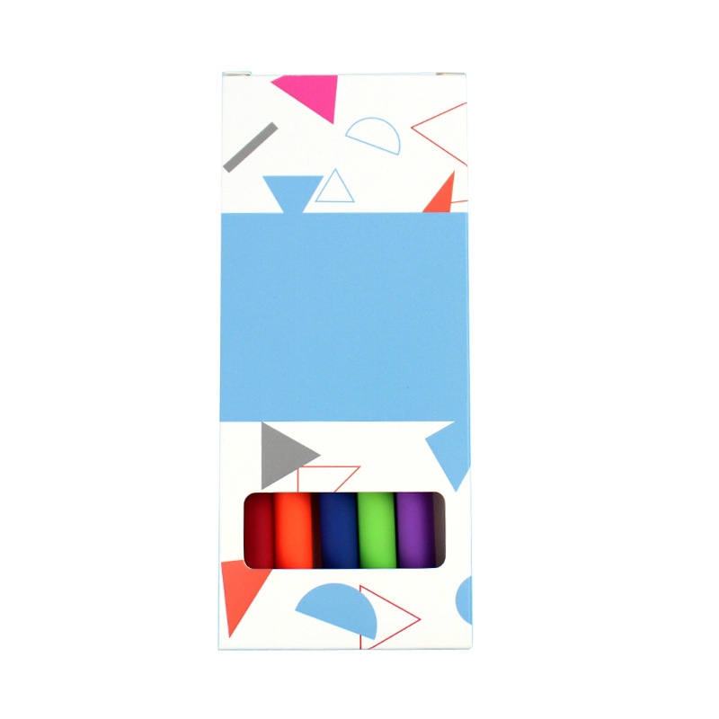 350g caja de color de papel 5 paquetes caja de embalaje de lápiz de góner caja a juego caja de papelería de bricolaje imprimible paquete general