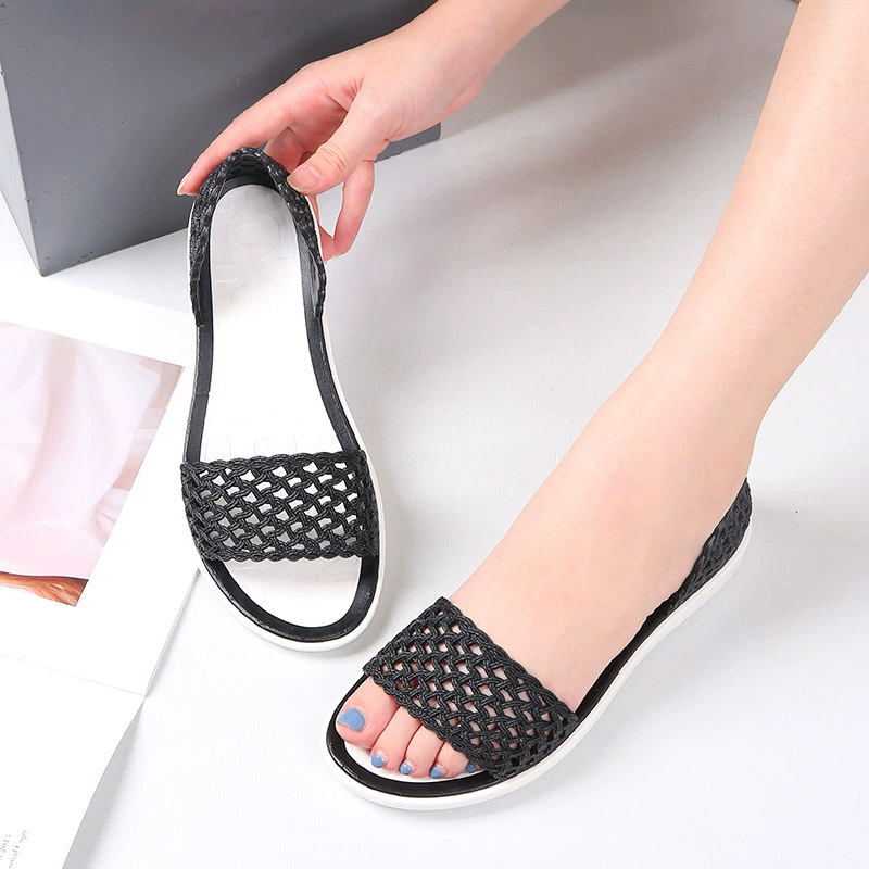 Летние трансграничные новые плоские сандалии туфли на пляже