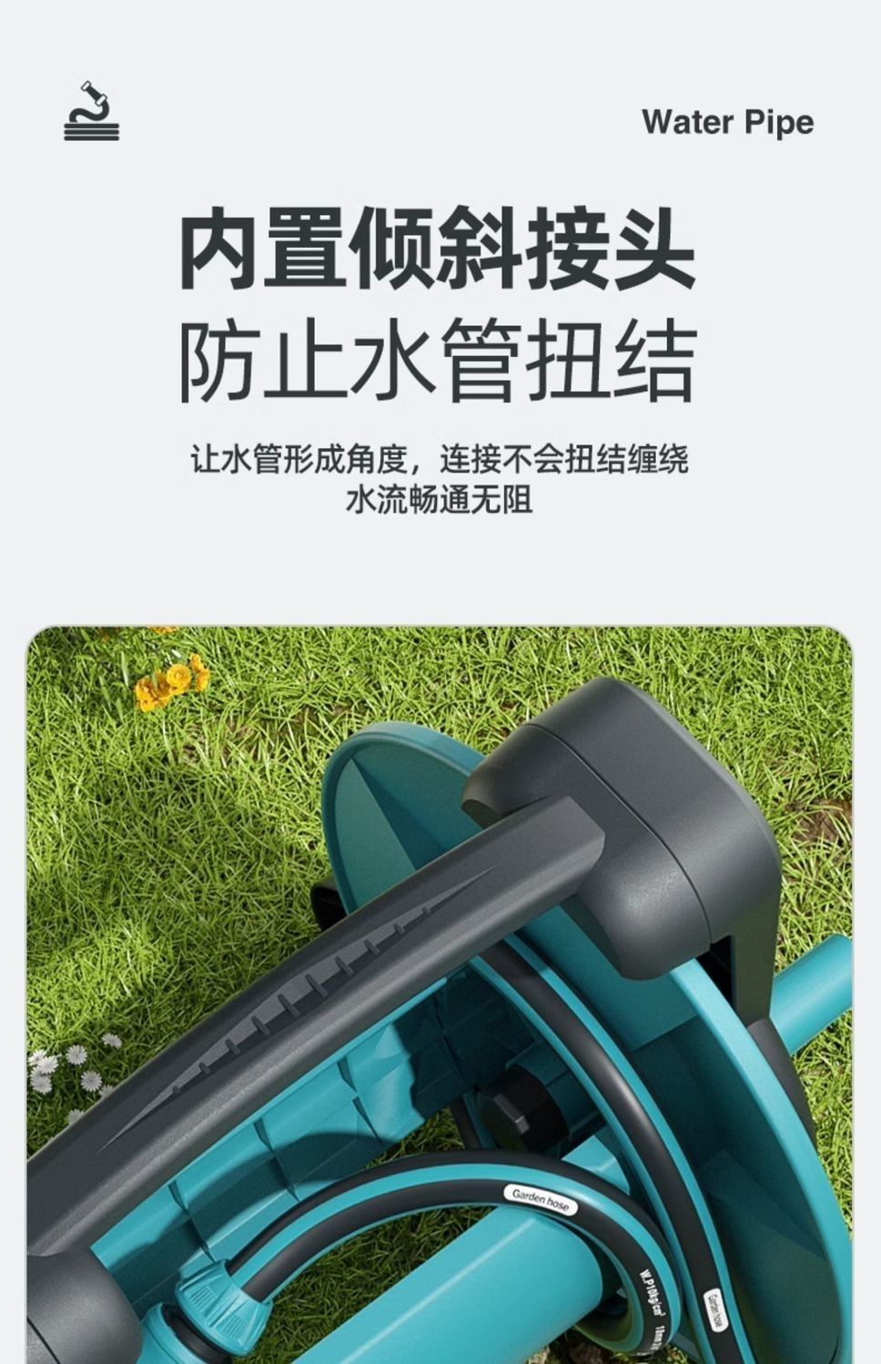 Suitable for car washing household watering water pipe storage high pressure nozzle suit garden watering tools easy to handle housework
