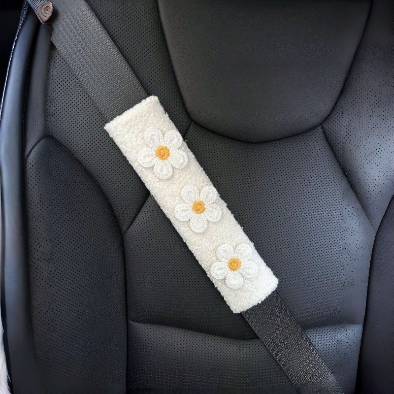 Car Seat Belt Shoulder Cover, Cute Car Seat Belt Anti-Strangle Protection Cover, Universal Style
