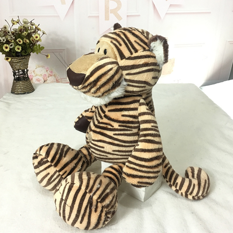 Bosque animal león muñeca peluche tigre elefante ciervo muñeca linda muñeca transfronteriza al por mayor