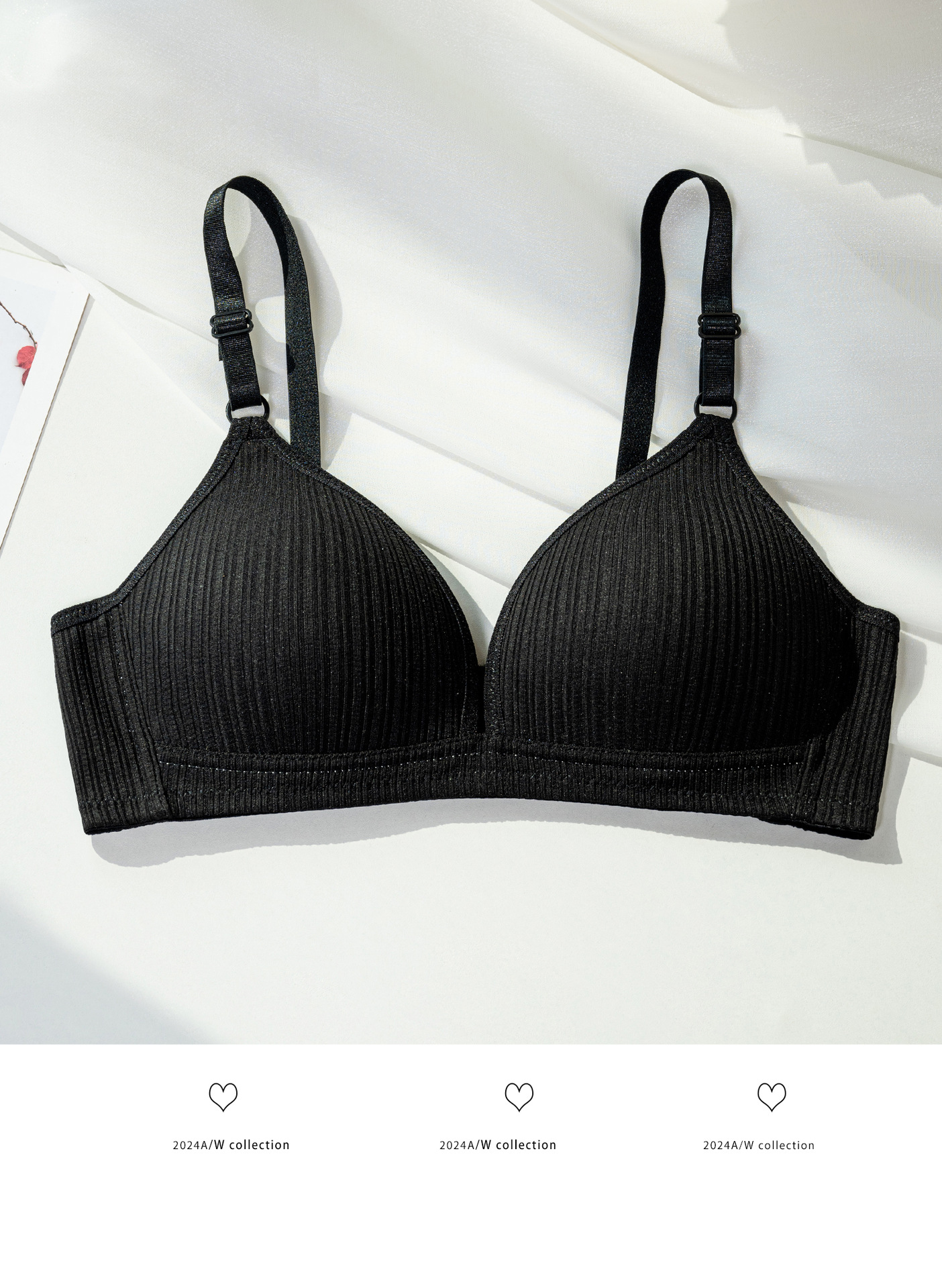 Venta directa de fábrica Comercio electrónico transfronterizo Sudeste de Asia Vietnam Tailandia Ladies Ropa interior Chicas Reunir Sujetador anti-colgante dulce