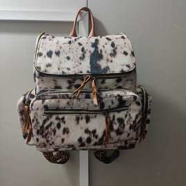 新款双肩背包仿马毛复古双肩背包travelling bag