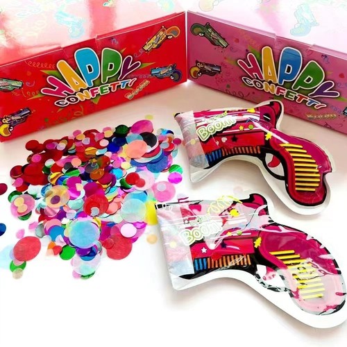Automatic inflatable fireworks gun handheld concierge salute spray tube festival birthday party party toys wholesale
