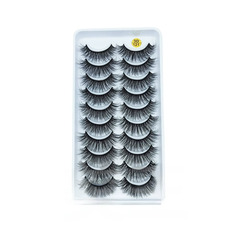 Dense lengthening curling false eyelashes for eyelashes, 3D