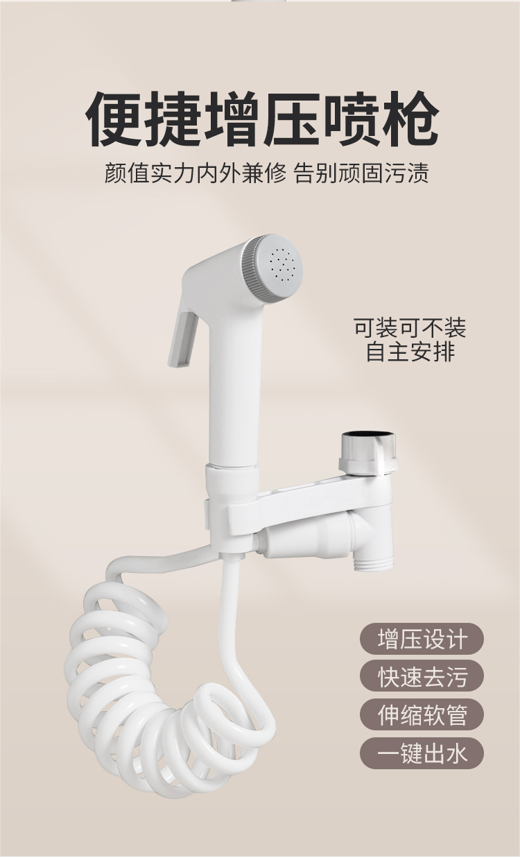 Bathroom, household toilet, squat toilet, flushing tank, wall-mounted, large flushing force, thickened, no need for drilling, wall-mounted type undefined