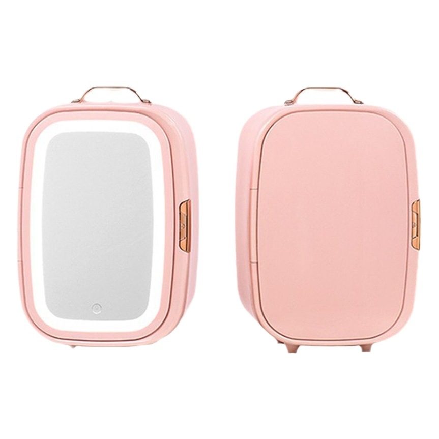 Mini maquillaje mini refrigerador coche belleza refrigerador coche hogar de doble uso Oficina estudiante dormitorio leche materna cosméticos