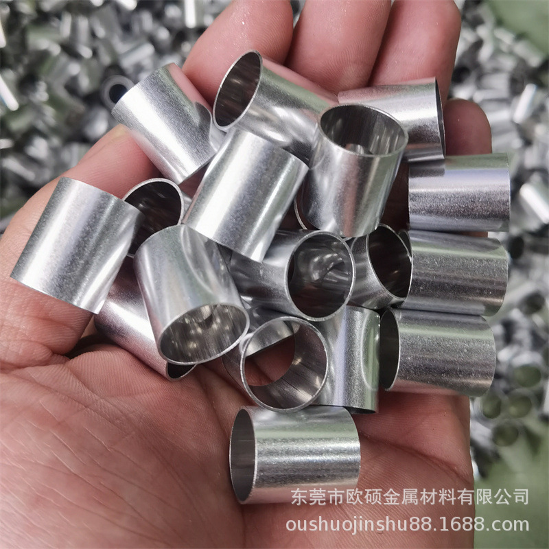 6063铝合金管薄壁圆铝管精密切段铝套管铝垫圈阳极氧化彩色铝管