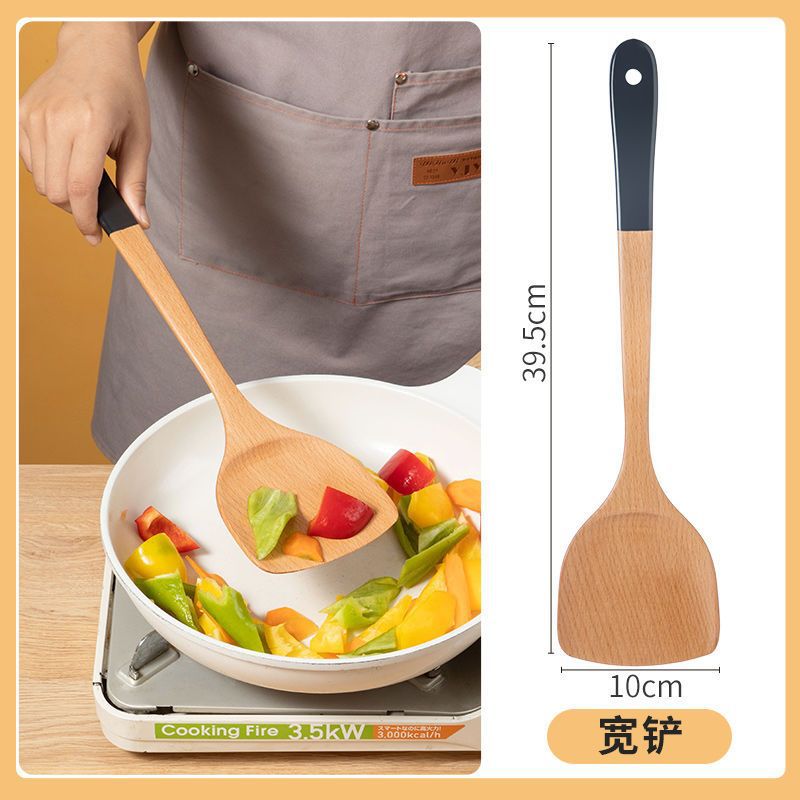 pala de madera de jujube ácido, pala de madera de mango largo, pala de madera no dañada, pala de madera no pegajosa, pala de madera especial, pala de colza, pala de colza, pala de colza