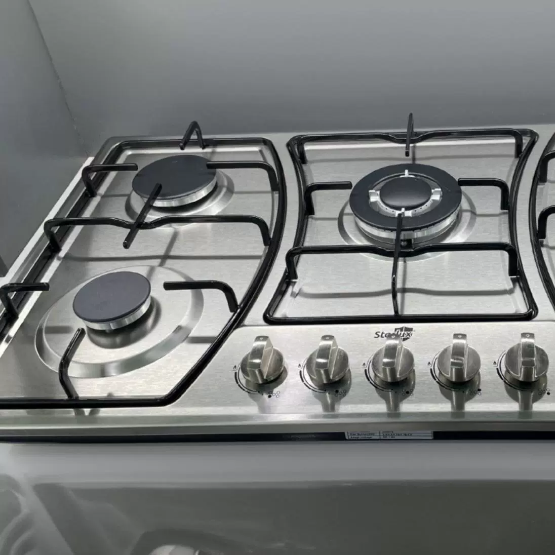 Пятиярусная плита с 5 конфорками, нагревательное устройство, зажигалка, панель из нержавеющей стали, встраиваемая настольная бытовая плита