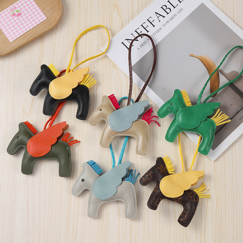 Directly from the Manufacturer: Angel Pony Pendant with Lanyard, Wings, Tassel, Pu Leather Pony Bag Keychain, Versatile Hanging Ornament Directly from the Manufacturer: Angel Pony Pendant with Lanyard, Wings, Tassel, Pu Leather Pony Bag Keychain, Versatile Hanging Ornament