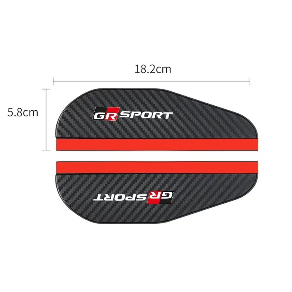 Customizable Cross-Border Car Rearview Mirror Rain Shield, Thickened Carbon Fiber Texture Rearview Mirror Rain Guard