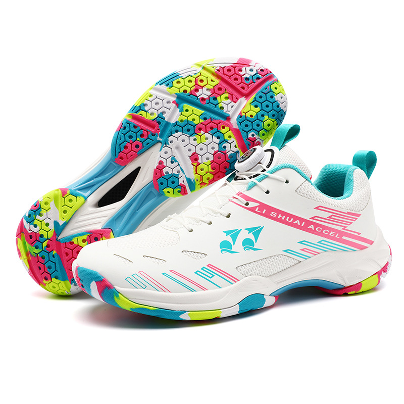 Fuente transfronteriza zapatos deportivos de bádminton zapatos de entrenamiento de tenis de mesa transpirables zapatos de tenis cómodos ligeros al por mayor