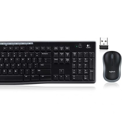 In stock applicable to Logitech MK270 wireless keyboard and mouse suit computer game power saving lightweight Logitech keyboard and mouse