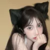 Yahei plush cat's ear hair clip