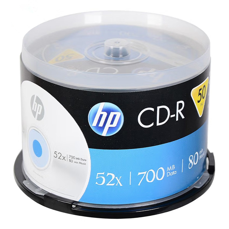 惠普/HP正品音乐刻录碟700MB空白cd-r 50片桶装光盘刻录盘现货-阿里巴巴