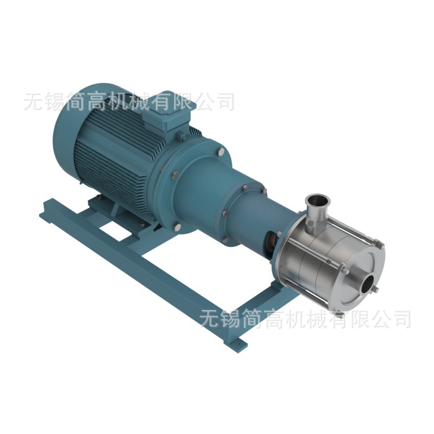高剪切均质乳化泵 管线式三级乳化泵  22三级管高速乳化机 分散机