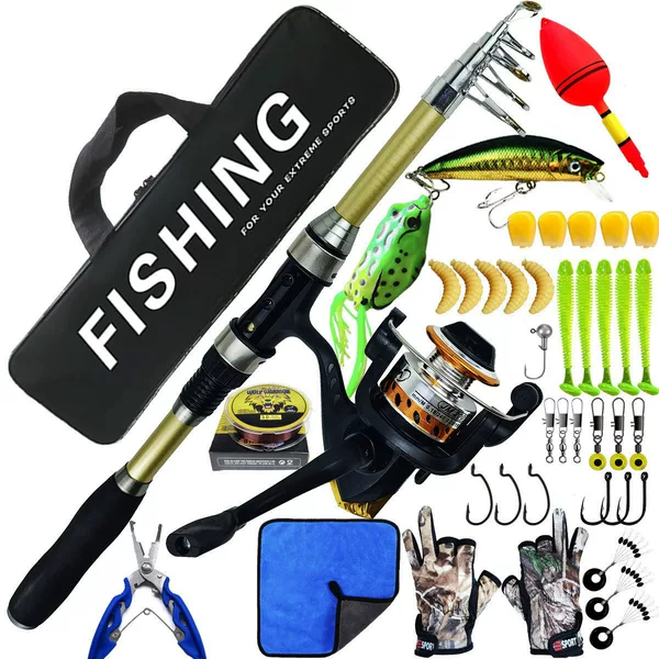 1.8 m Super Hard Sea Rod suit Portable Sea Rod Throwing Rod Short Section Telescopic Rod Cross-border Fishing Gear