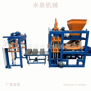 QTJ4-15型全自动砌块砖机产量高模具可更换可以生产不同形式的砖