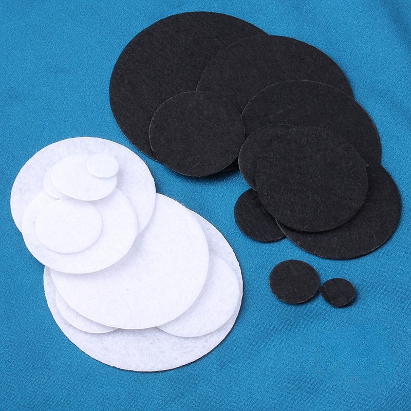 DIY 수제 부직포 디스크 부직포 수제 꽃 INTERLINING 패브릭 머리핀 브로치 INTERLINING 패브릭 만들기