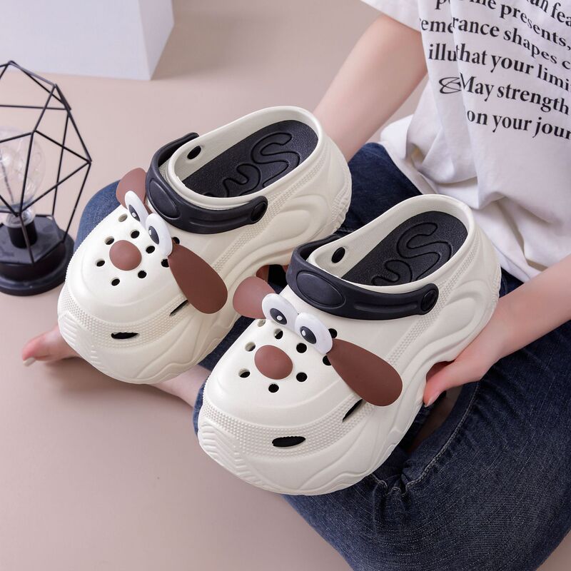 Nightclub High Heel 10CM Hole Shoes Women's Summer Outer Wear Cute Cartoon Non-slip Deodorant Thick Slippers Hole Slippers Nightclub High Heel 10CM Hole Shoes Women's Summer Outer Wear Cute Cartoon Non-slip Deodorant Thick Slippers Hole Slippers