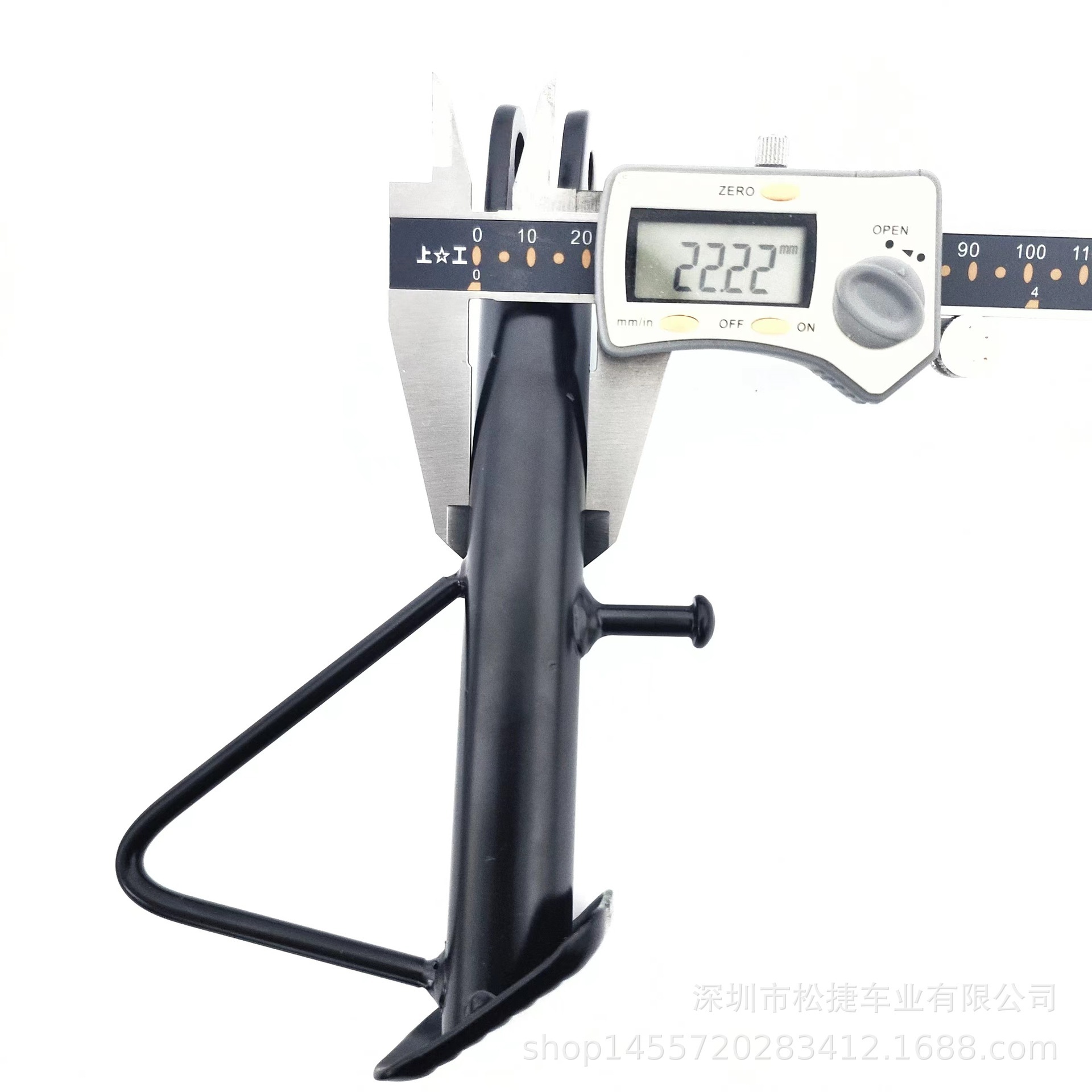 Reinforced anti-slip single-sided stand for electric vehicles, single-sided support for delivery vehicles, single-sided stand with dual support legs