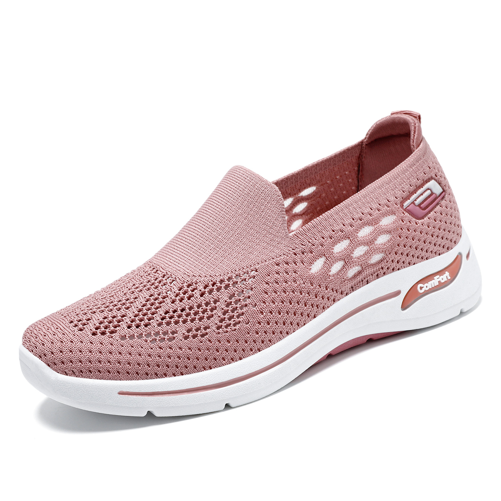 Zapatos de mujer 2026, zapatos de malla transpirable para verano, zapatos de tela estilo Pekín para mujer, zapatos para caminar para mujeres de mediana edad y mayores, zapatos casuales para mujer