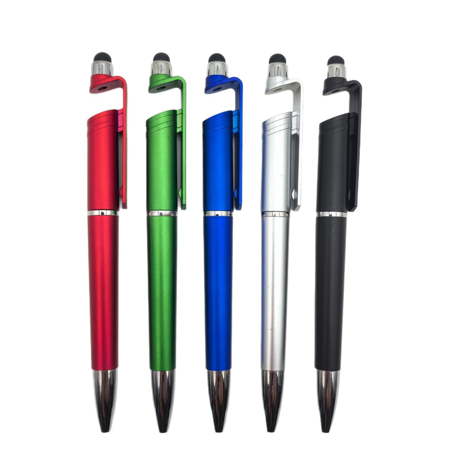 Bolígrafo publicitario mayorista multifuncional soporte de teléfono móvil de plástico bolígrafo publicitario promocional regalos bolígrafo