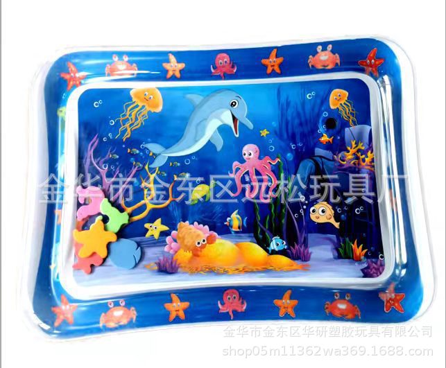 Cojín de palmaditas inflable para niños transfronterizos de Amazon Cojín de agua de palmaditas para bebés engrosado Cojín de juguete de palmaditas para bebés al por mayor