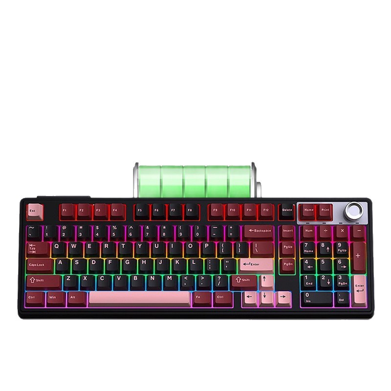 H102 teclado mecánico de tres modos personalizado juego de deportes electrónicos especial RGB oficina de grabación