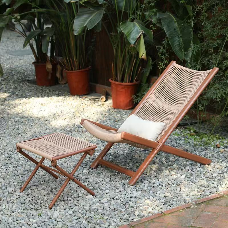 Trendy Lounge Chair, Cloud Chair for Garden, Outdoor Camping Chair, Waterproof Patio Furniture, Balcony Leisure Rattan Chair