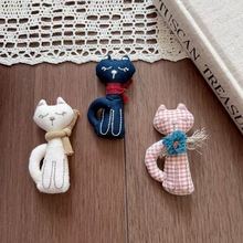 日韩森系布艺猫咪挂件儿童服饰品鞋袜帽包半成品手工材料辅料