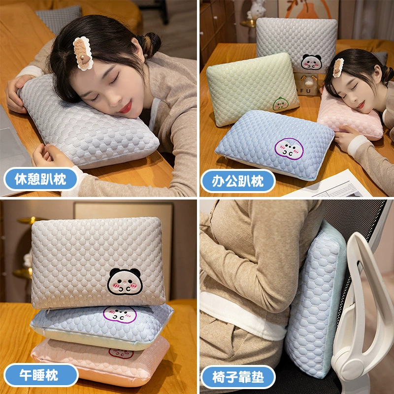 Children's universal handheld pillow for sleep at lunchtime