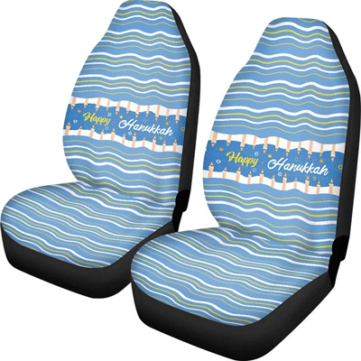 candle print design and are custom-made with | Universal seat cover - ysfu0426fv-1-2-piece-set
