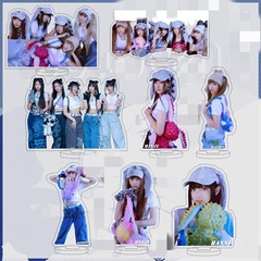 新牛仔褲  新專OMG 雙面新款亞克力雙面立牌桌面擺件飾品