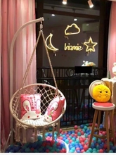 5V【买一送十】成人可躺吊篮藤椅家用阳台吊椅躺椅懒人沙发室内休