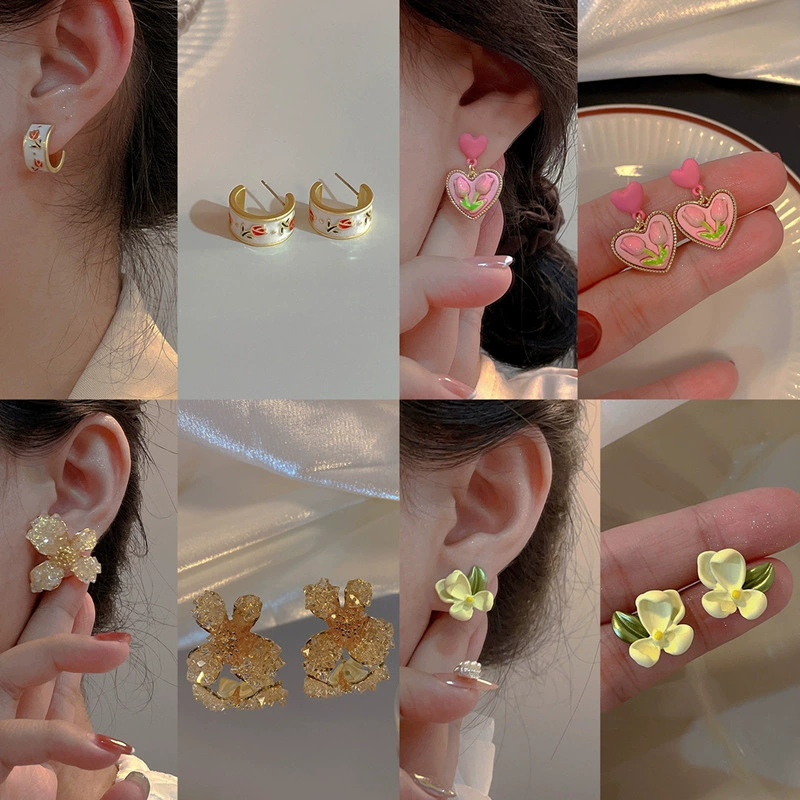 Серебряная игла, универсальные серьги из жемчуга с бантом, проба серебра 925, простой и элегантный дизайн, стиль легкая роскошь, опт