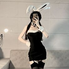 情趣内衣制服诱惑兔女郎毛绒情趣睡衣情趣套装cosplay兔子装夜场