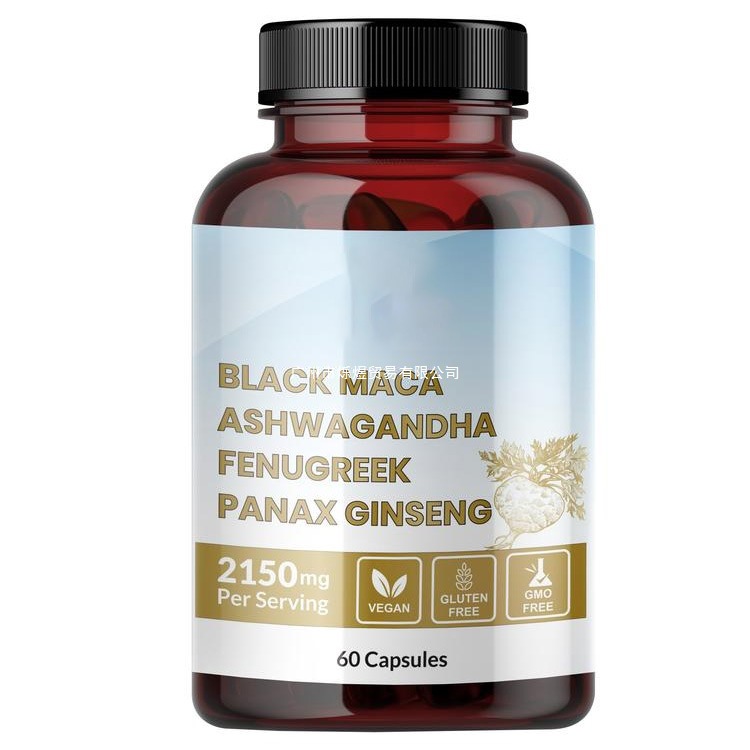 Tk Black Maca, Ashwagandha, Fenugreek and Ginseng Supplements Vital Prime