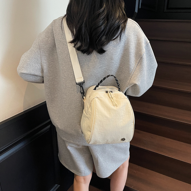 Lightweight, Waterproof, Simple Handbag, 2025 New Women's Ruiying Versatile Double-shoulder Shell Bag, Mommy Backpack_voghion.com